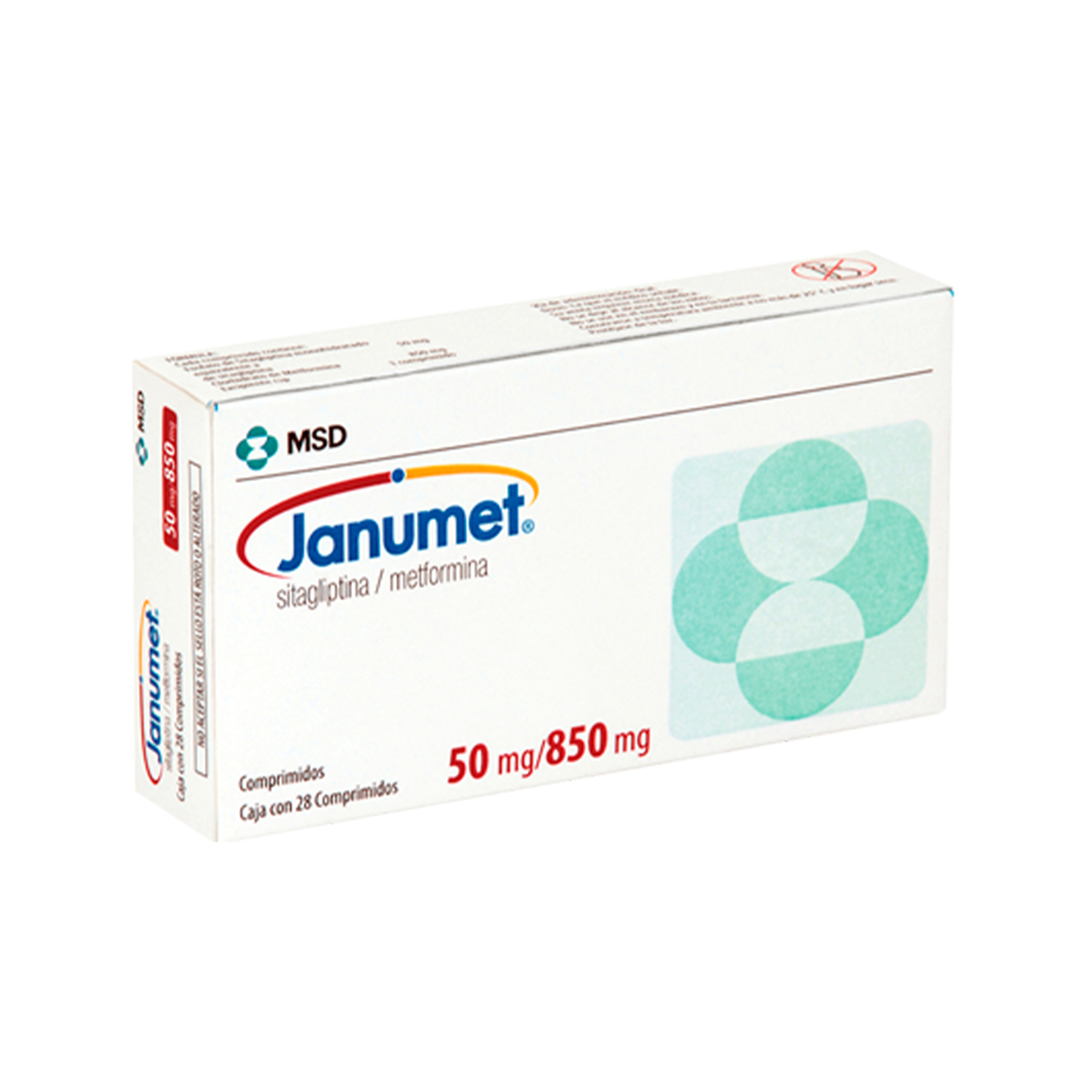 Janumet 50 mg 850 mg 28t